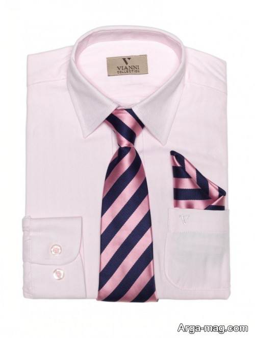 ست شیک کراوات و پیراهن مردانه 