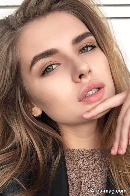 آرایش صورت شیک دخترانه