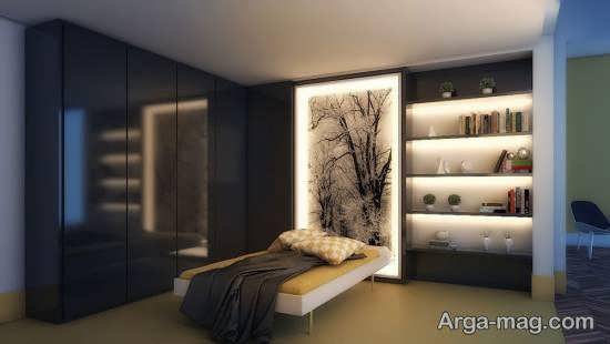 انواع نمونه های شیک و مدرن نورپردازی در اتاق خواب