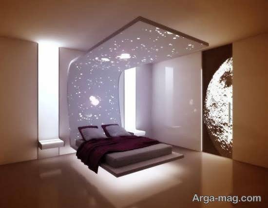 انواع نمونه های زیبا و لوکس نورپردازی در اتاق خواب