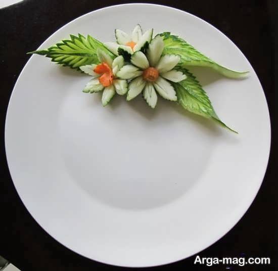 نمونه هایی از حکاکی روی خیار