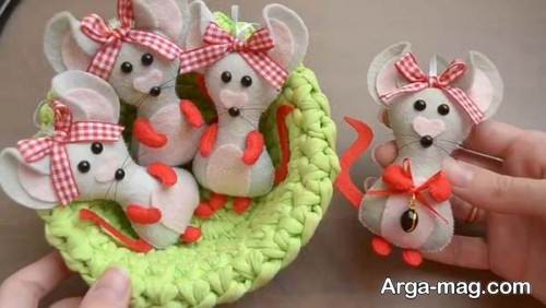 عروسک موش نمدی برای هفت سین 
