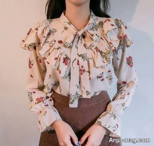 مدل لباس گلدار برای مجالس