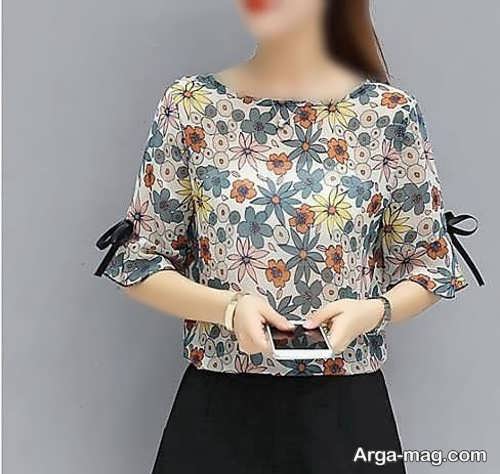مدل لباس گلدار زیبای مجالس