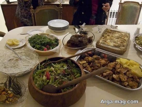سفره آرایی زیبا به سبک ایرانی