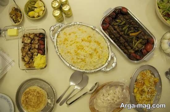تزیینات غذا به شیوه ایرانی