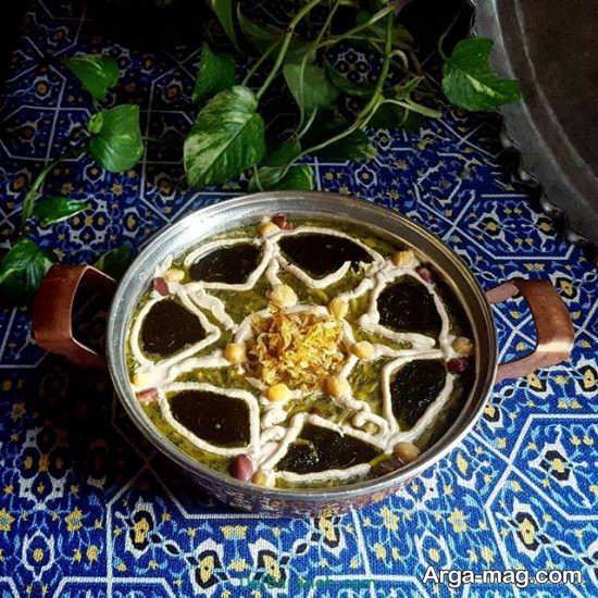 تزیینات غذای خوشمزه به سبک ایرانی