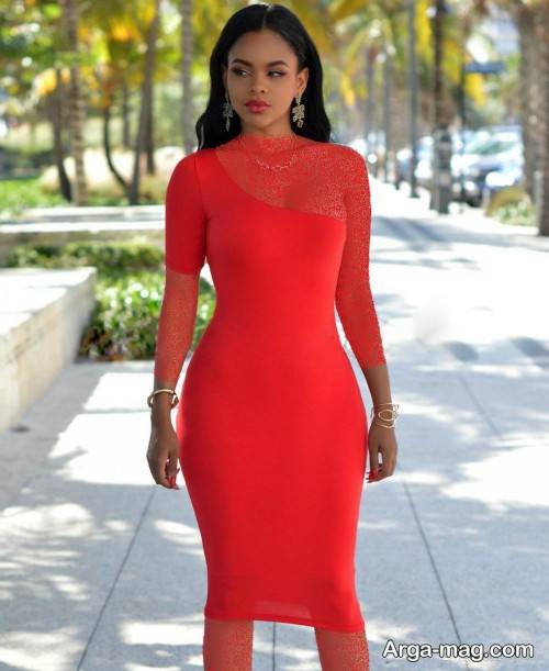 لباس مجلسی قرمز