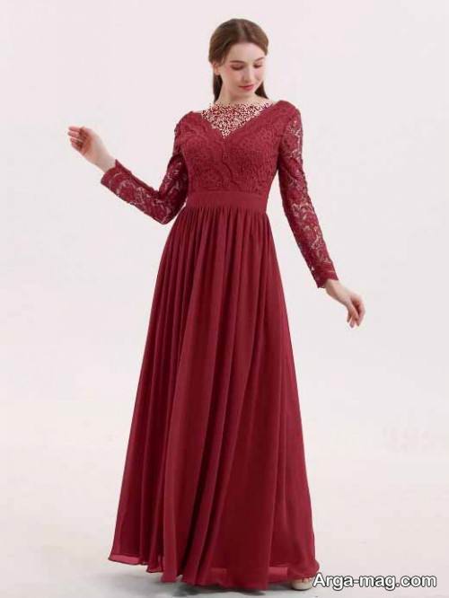 لباس مجلسی پوشیده زنانه 