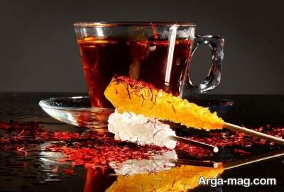 طرز تهیه چای زعفرانی 