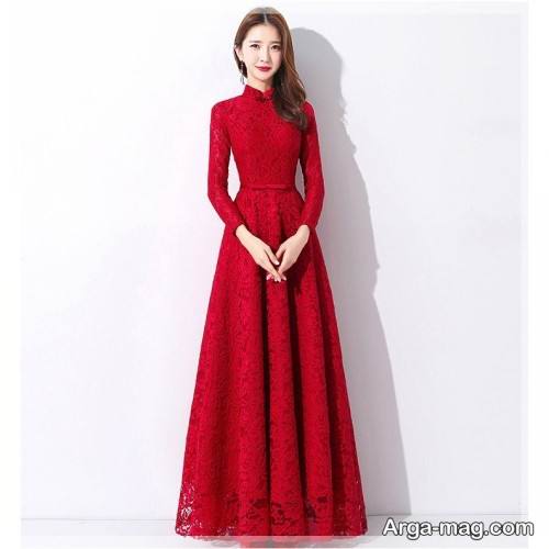لباس مجلسی قرمز 