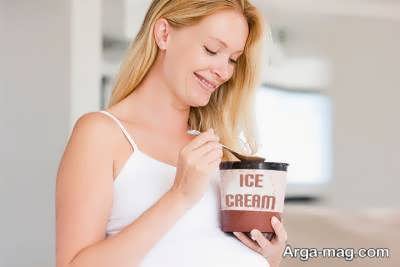 مفید و مضر بودن بستنی در بارداری
