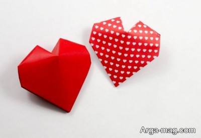 آموزش ساخت قلب اوریگامی 