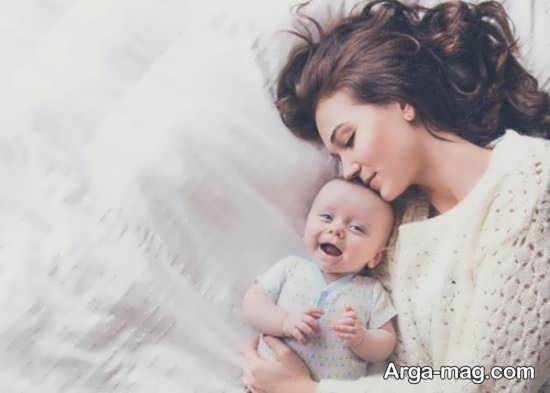 فیگور متنوع و زیبا مادر و پسر