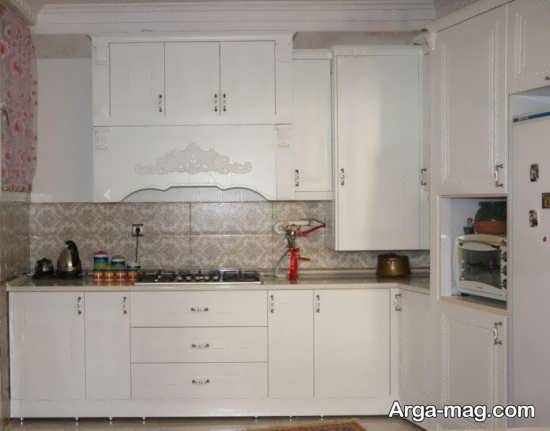 کابینت آشپزخانه زیبا و ساده