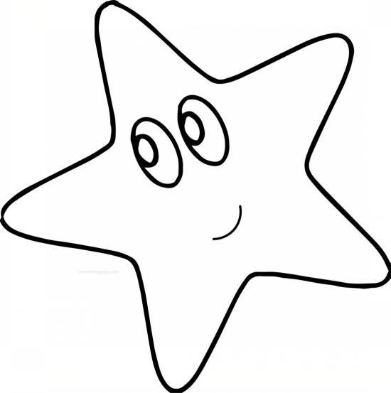 رنگ آمیزی ستاره برای بچه ها 