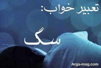 تصاویری از تأویل خواب سگ