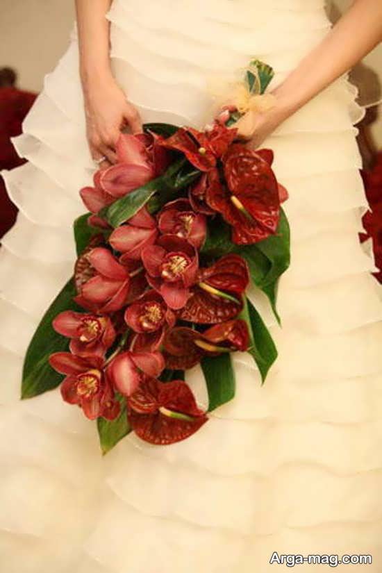 دسته گل عروس اروپایی جدید