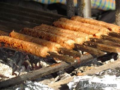 پختن کباب کاکوری 