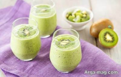 روش تهیه اسموتی کیوی 
