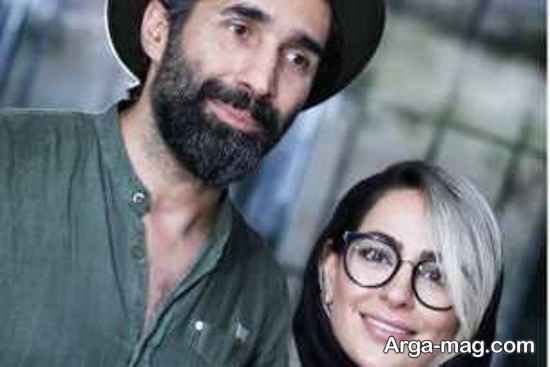 ست زیبای سمانه پاکدل و همسرش در نمایشگاه عکس هادی کاظمی