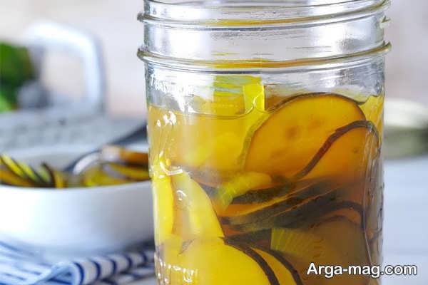 طرز تهیه برای ترشی کدو سبز