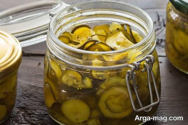 روش تهیه نمودن ترشی کدو سبز
