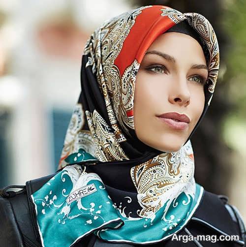 بستن روسری حجاب دار 