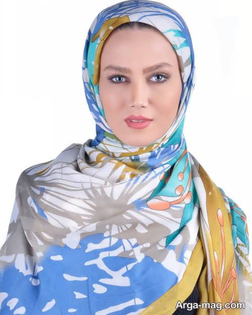 مدل بستن روسری حجاب دار 