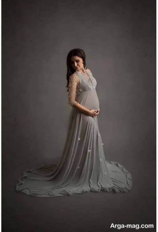 ژست عکس آتلیه برای خانم های باردار 
