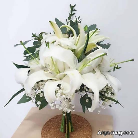 انواع دسته گل لیلیوم با شکل و رنگی زیبا برای مراسم عروسی