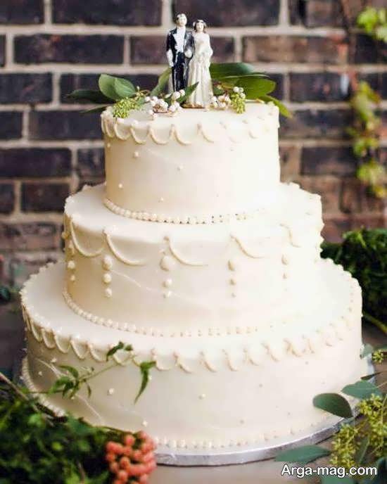 ایده هایی جدید و متنوع از کیک عروس سه ردیف