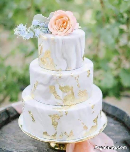 انواع نمونه های بینظیر کیک عروس سه ردیف