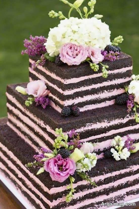 انواع کیک های عروس سه لایه خوشمزه و زیبا