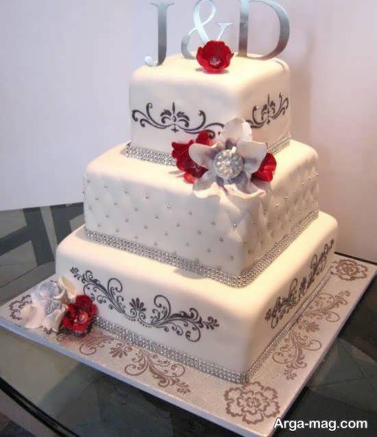 ایده هایی جذاب و متنوع از کیک عروس سه طبقه