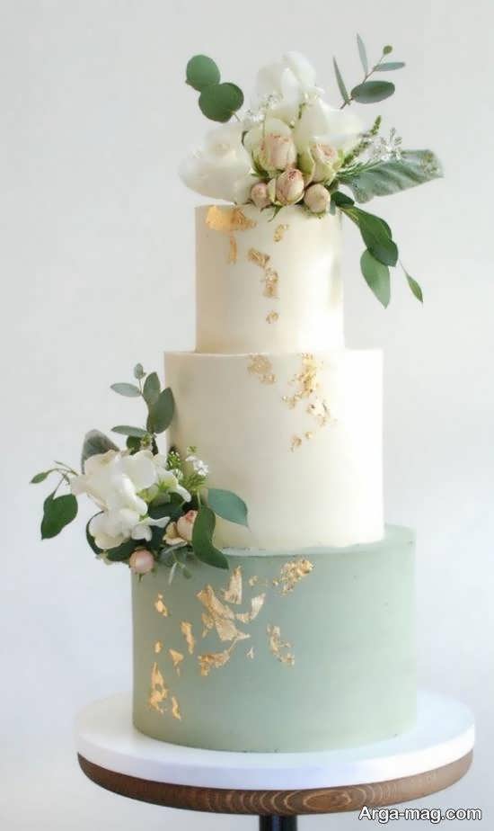 مجموعه ای بینظیر از کیک عروس سه ردیف