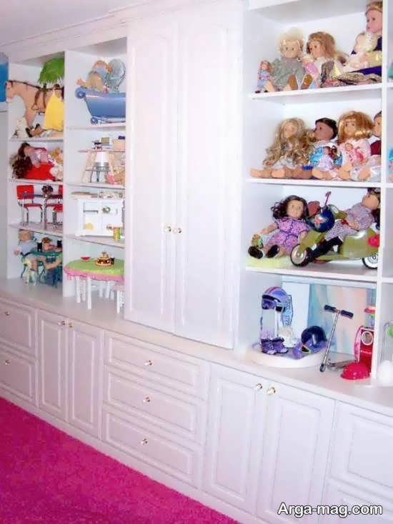 ایده هایی زیبا برای چیدمان عروسک اتاق کودک