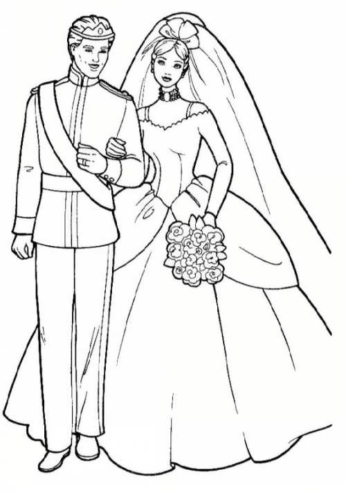 رنگ آمیزی عروس و داماد 