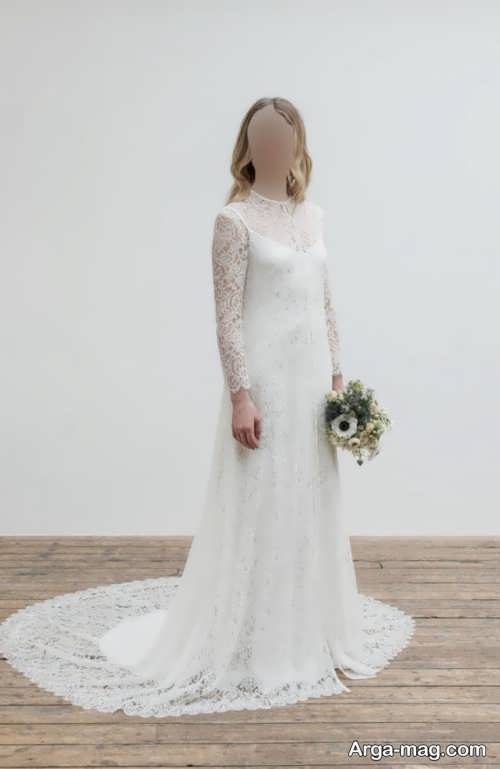 مدل لباس عروس پوشیده 