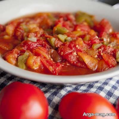 مواد لازم برای تهیه طبخ خورشت گوجه فرنگی