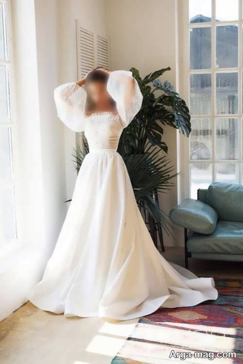 لباس عروس ساده 