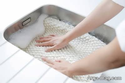 شستن لباس کاموایی با دست