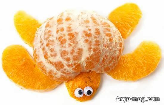 ایده هایی جدید و جذاب از میوه آرایی با نارنگی