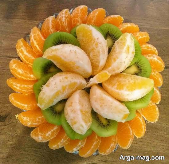 نمونه هایی ایده آل و جالب از تزیین میوه با نارنگی