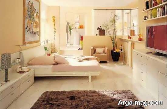 گالری فوق العاده ای از دیزاین بخش های مختلف خانه با رنگ کرم