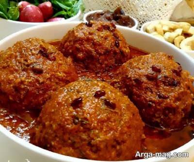 مواد لازم برای طبخ کوفته کرمانشاهی