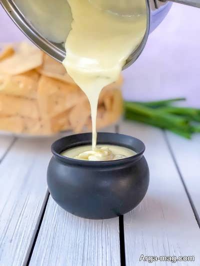 آموزش طرز تهیه سس پنیری مخصوص