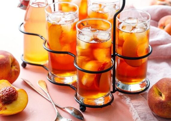 آموزش طرز تهیه آیس تی هلو