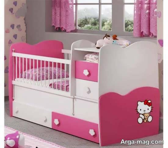 ایده هایی ناب و زیبا از دیزاین اتاق نوزاد با رنگ صورتی