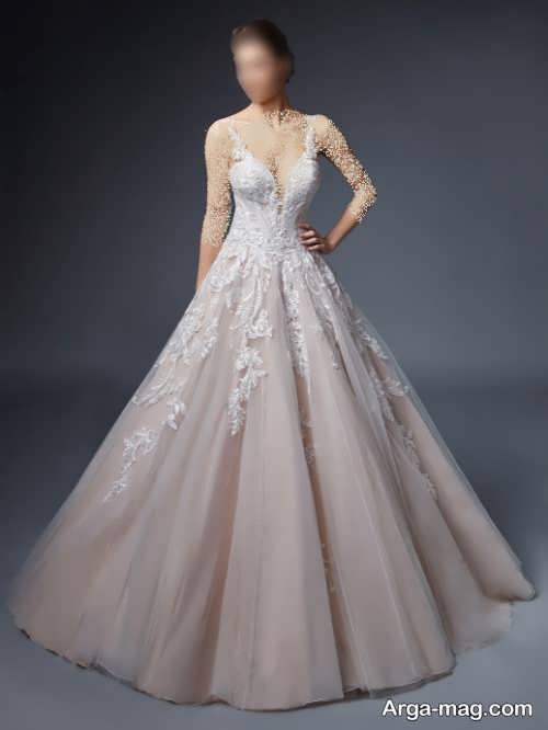 لباس عروس زیبا و کار شده 